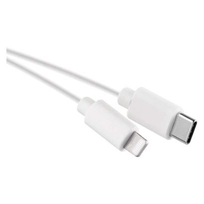 Emos SM7015W Nabíjací a dátový kábel USB-C 2.0 / Lightning MFi, 1 m, biely 2335076014