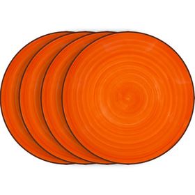 LAMART LT9057 Set oranžových dezertných tanierov 4 ks HAPPY 42004690