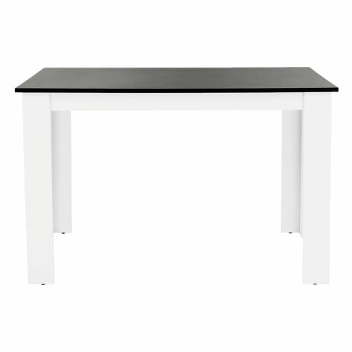 Kondela 149888 Jedálenský stôl biela, čierna 120x80 cm KRAZ