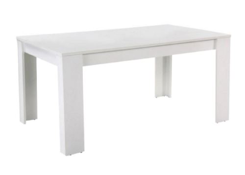 Kondela 69331 Jedálenský stôl biela 160x90 cm TOMY NEW