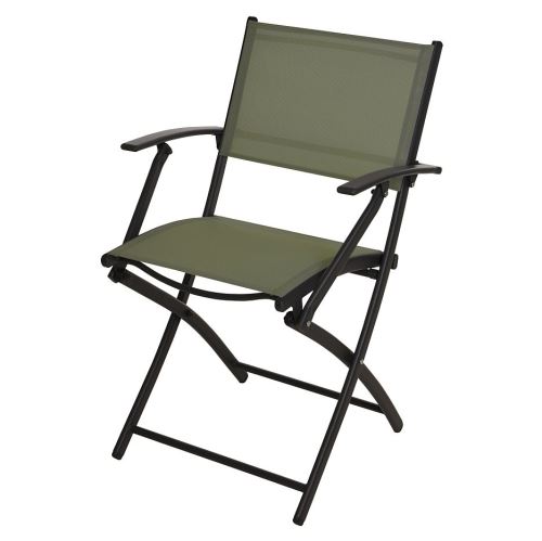 Záhradná stolička skladacia zelená PROGARDEN KO-X60000170