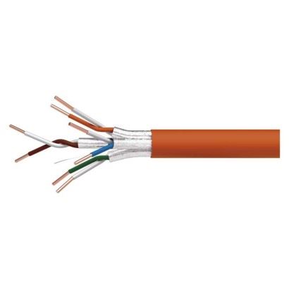 Emos Dátový kábel STP CAT6A LSZH S9310, 500 m, oranžový 2309130010