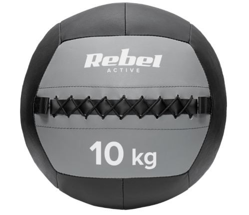 REBEL RBA-3107-10 ACTIVE Medicinbal na cvičenie 10 kg čierna
