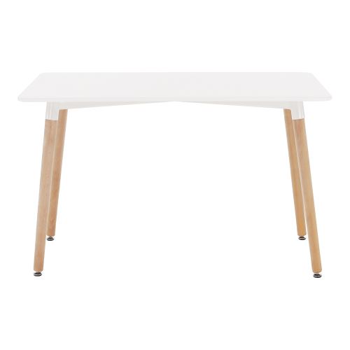 Kondela 253953 Jedálenský stôl biela, buk 120x70 cm DIDIER 4 NEW