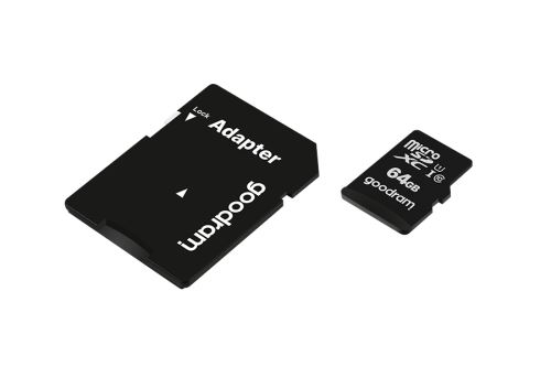 Goodram Pamäťová karta microSD UHS-I 64GB s adaptérom čierna TGD-M1AA0640R12