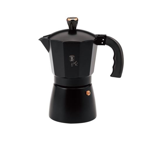 BERLINGERHAUS BH-8562 Kanvica na espresso 9 šálok Black Rose Collection