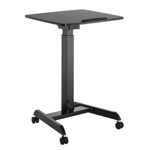 Maclean MC-892B Výškovo nastaviteľný stôl pre notebooky s kolieskami čierny 72416