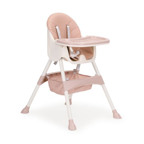 ECOTOYS HC-823 PINK Jedálenská stolička 2v1 ružová farba