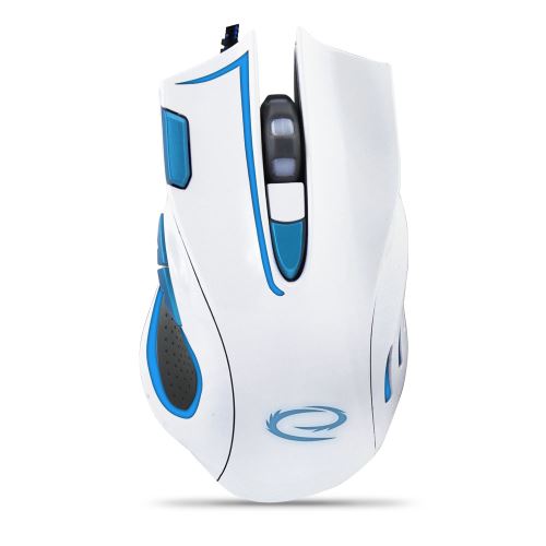 Esperanza Optická herná myš 7D EGM401WB - MX401 HAWK bielo-modrá
