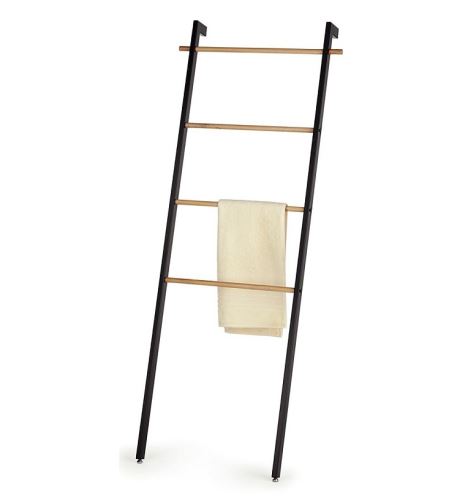 Držiak na uteráky rebrík OAK kov / drevo KELA KL-24263