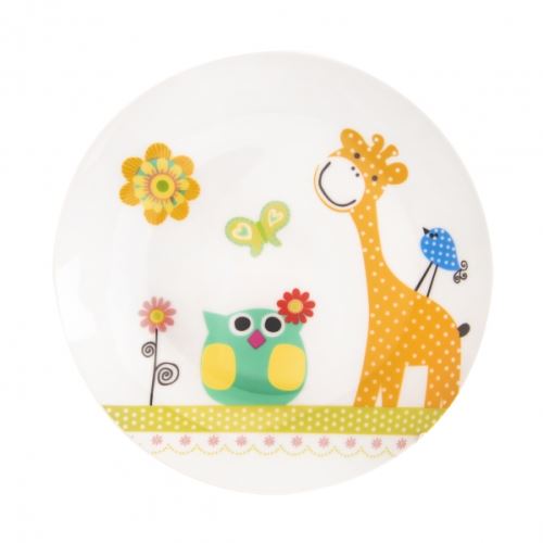 Orion 128345 Plytký detský tanier žirafa priemer 21 cm