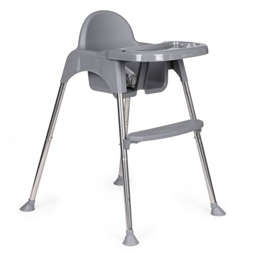 ECOTOYS HC-135 GRAY Detská jedálenská stolička 2v1 šedá farba