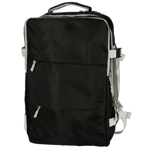KIK KX4108 Čierny cestovný batoh 45 x 16 x 28 cm
