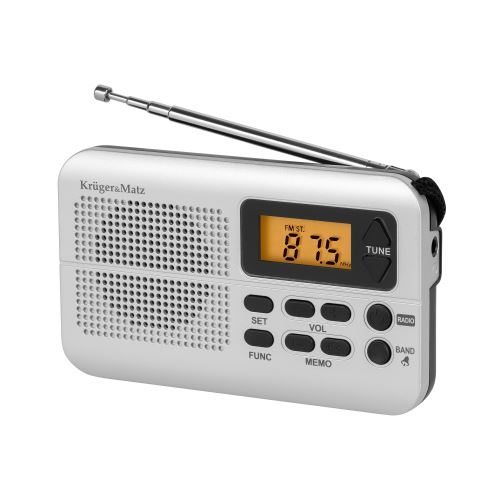 Prenosné rádio Kruger & Matz biele KM0819