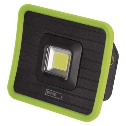 Emos LED nabíjací pracovný reflektor P4539, 1000 lm, čierno-zelený 1450000390
