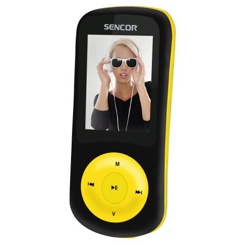 SENCOR SFP 5870 BYL 8GB MP3, MP4 prehrávač 35042858 žltý