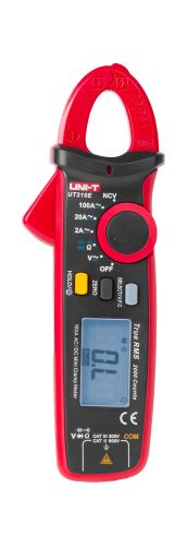 Uni-T Kliešťový merač 100A, model UT210E červený MIE0174
