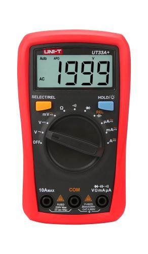 Multimeter Uni-T UT33A + červený MIE0325
