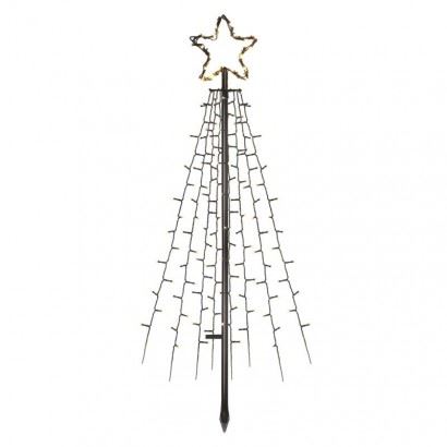 EMOS Lighting LED vianočný strom kovový DCTW02, 180 cm, teplá biela 1550000025