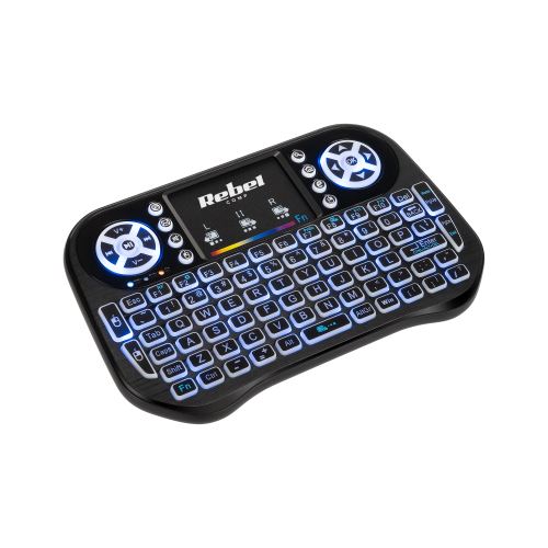 Rebel Mini Q5 Smart Bezdrôtová klávesnica TV BOX čierna KOM0973