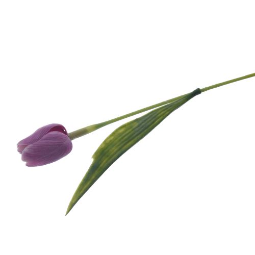 Indecor Umelá kvetina tulipán fialový 40 cm X07372