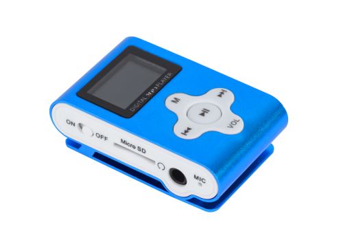 Quer KOM0743 MP3 prehrávač s displejom modrý