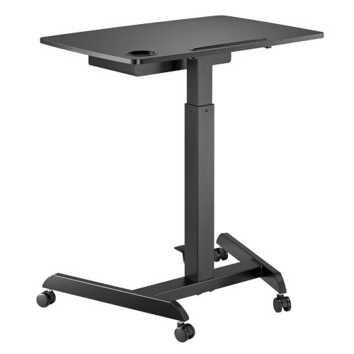 Maclean MC-903B Výškovo nastaviteľný stôl pre notebooky s kolieskami čierny 72417