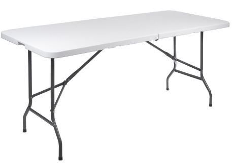 GreenBlue GB370 Cateringový / záhradný stôl 180cm HDPE, max. 200 kg, biely 77744