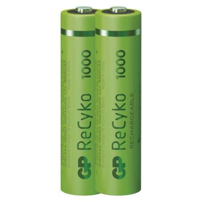 GP B2111 Nabíjacie batérie ReCyko 1000 AAA (HR03), 2 ks, zelené 1032122100