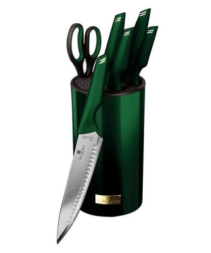 BERLINGERHAUS BH-2794 Sada nožov nerez 7 ks Emerald Collection v stojane