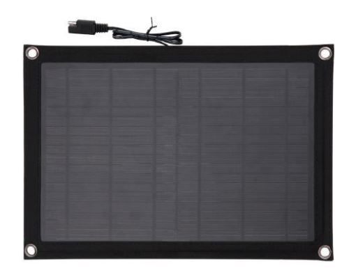 Technaxx TX0597 Solárna nabíjačka autobatérií 12V, panel 10W, TX-209, čierna