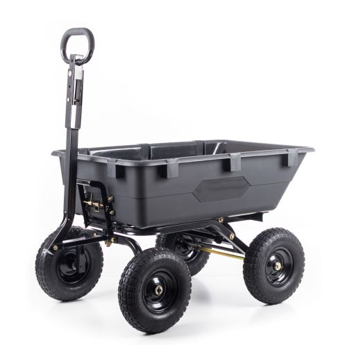 Záhradný vozík G21 GA 120 6390216 čierný