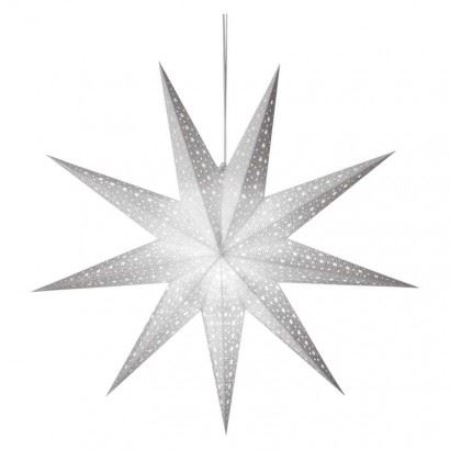 Emos Vianočná hviezda papierová závesná DCAZ09, 60 cm, vnútorná 1550005010