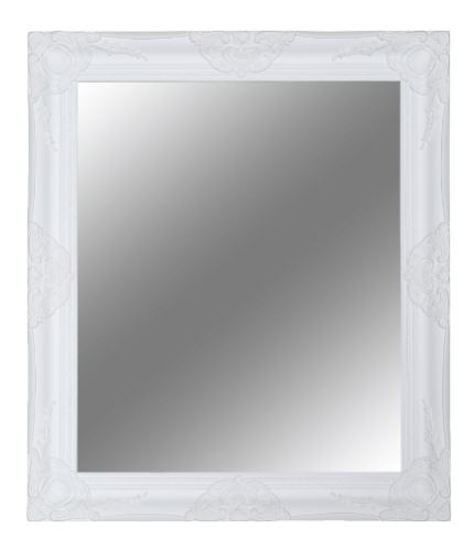 Kondela 204413 Zrkadlo biely drevený rám MALKIA TYP 13
