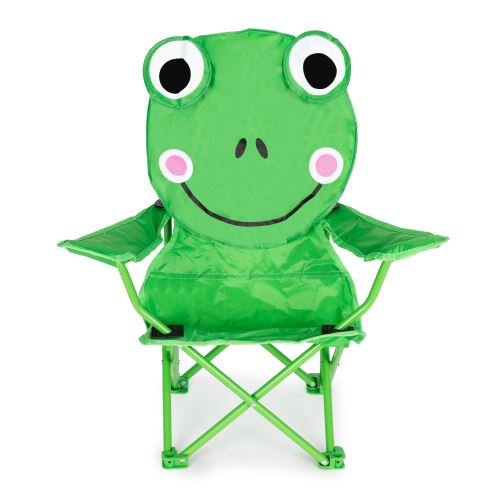 MODERNHOME ST042 (FROG) Skladacia detská turistická stolička s taškou Žabka