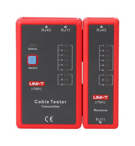 Tester telefónnych liniek Uni-T UT681L červený MIE0346