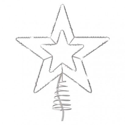 Emos Standard LED spojovacia vianočná hviezda D1ZC01, 28,5 cm, vonkajšia aj vnútorná, studená biela 1550012007