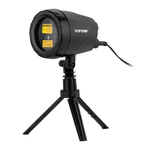 Vipow Vianočný laserový projektor 9 režimov, čierny ZAR0443