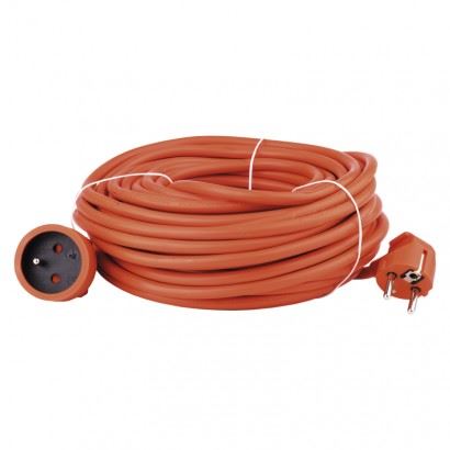 EMOS Predlžovací kábel - spojka, 20m, 3 × 1,5mm, oranžový P01120 1901012000