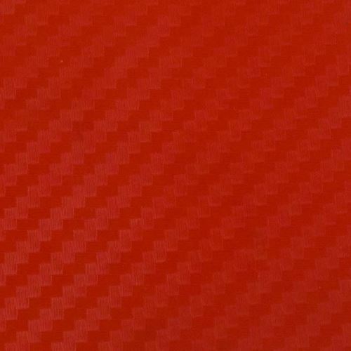 KIK Uhlíková 3D fólia v rolke červená 1,27x28 KX10086
