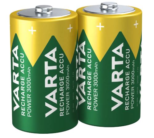 VARTA R20 NiMh 3000mAh batéria 2 ks / blister zelená BAT0333