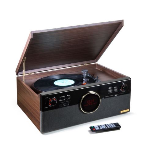 Technaxx TX0529 Bluetooth prehrávač CD/gramofón/kazeta, DAB rádio, konvertor TX-137