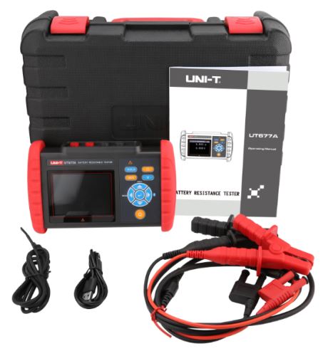 Uni-T UT677A Tester batérií MIE0472 červená
