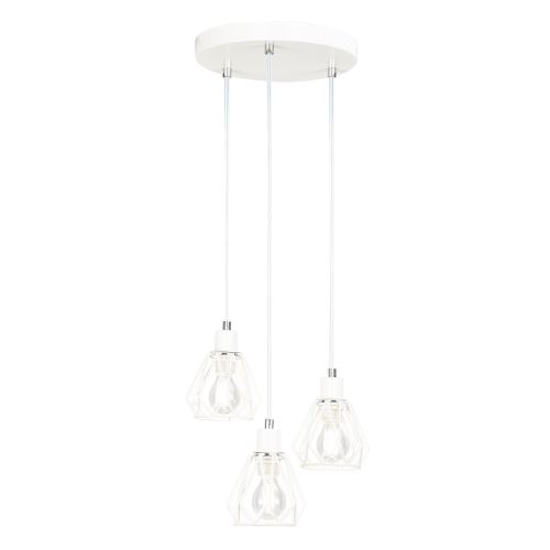 Kondela 353769 Visiaca lampa biela, kov OKIRA TYP 1