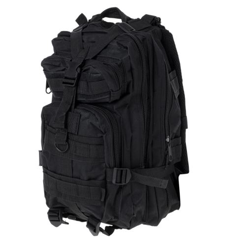 KIK Vojenský turistický batoh 25l čierny KX5118