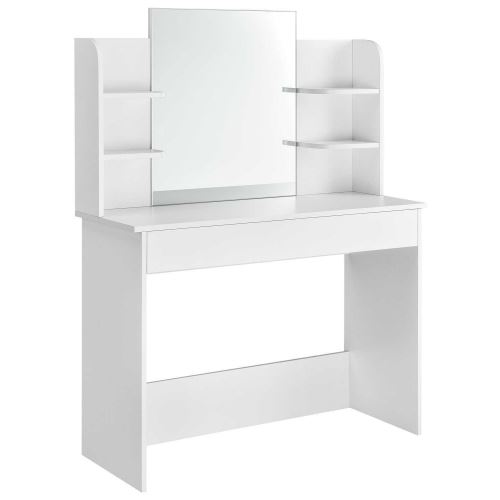 MODERNHOME PWSHT-20 [2X BOX] Moderný kozmetický toaletný stolík s veľkým zrkadlom