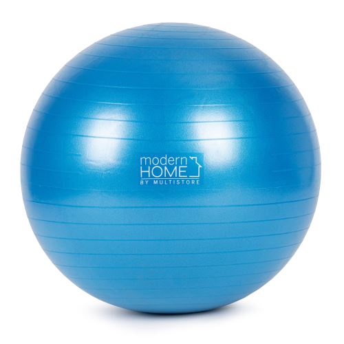 MODERNHOME MS-ABB65 Veľká nafukovacia fitness lopta na cvičenie s pumpičkou modrá farba