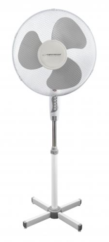 ESPERANZA Ventilátor 16" stojaci HURIKÁN bielo-sivý EHF001WE