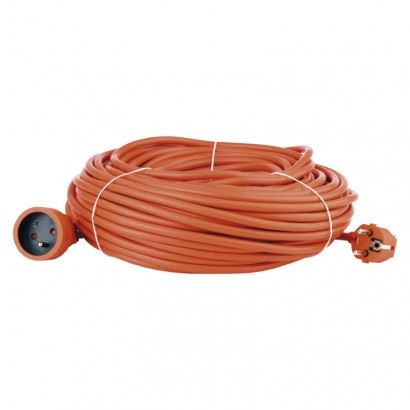 Emos Predlžovací kábel 40 m, 1 zásuvka P01140, 230 V, oranžový 1901014000