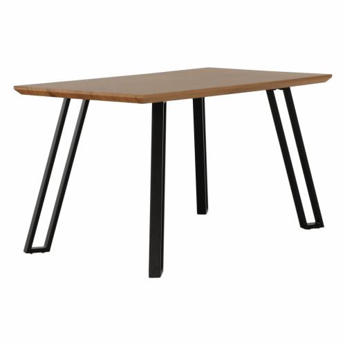 Kondela 261515 Jedálenský stôl dub, čierna 140x80 cm PEDAL